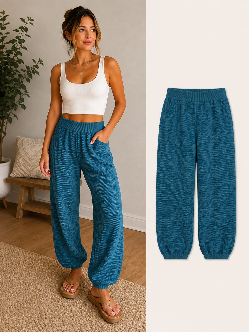 Free People Beach Hailee beach jogger NWOT Small